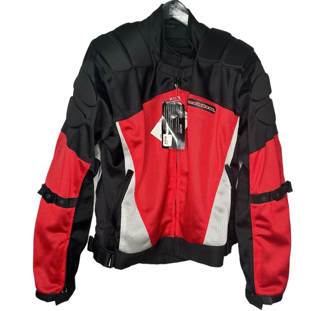Motoboss Motorcycle Jacket Men’s Medium Red and Black